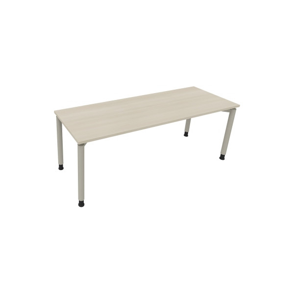 4003969083387 - Schreibtisch All in One 810042572 höhenverstellbar 68-82cm (H) rechteckig akazie hell   silberaluminium 4003969083387 Soennec