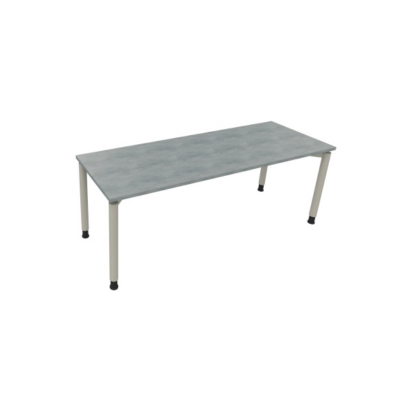 4003969083325 - Schreibtisch All in One 810042583 höhenverstellbar 68-82cm (H) rechteckig beton hell   silberaluminium 4003969083325 Soenneck
