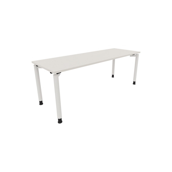 4003969082991 - Schreibtisch All in One 810042601 höhenverstellbar 68-82cm (H) rechteckig diamant weiß   verkehrsweiß 4003969082991 Soennecke