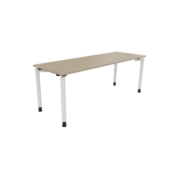 4003969083011 - Schreibtisch All in One 810042671 höhenverstellbar 68-82cm (H) rechteckig eiche natur   verkehrsweiß 4003969083011 Soennecken