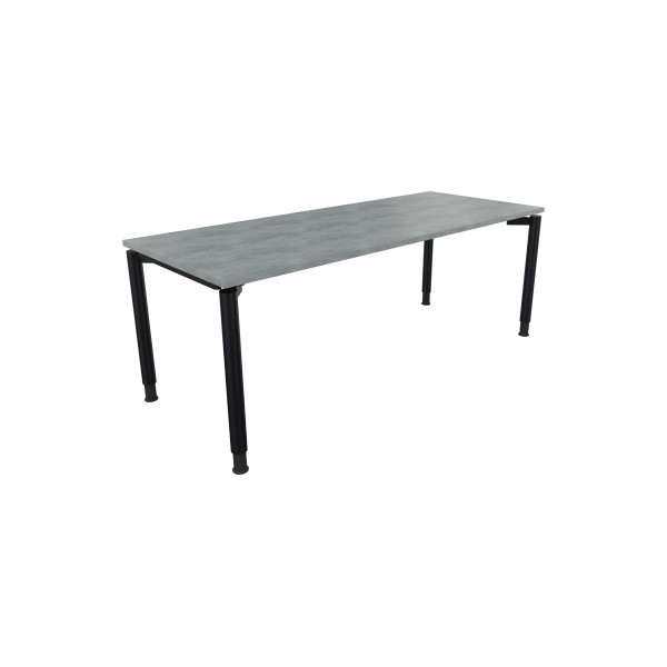 4003969082977 - Schreibtisch All in One 810042783 höhenverstellbar 68-82cm (H) rechteckig beton hell   anthrazitmetallic 4003969082977 Soenne