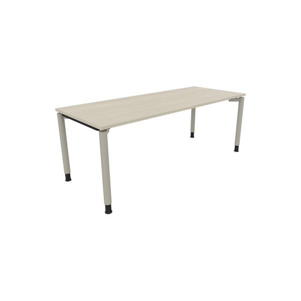 4003969082908 - Schreibtisch All in One 810042872 höhenverstellbar 68-82cm (H) rechteckig akazie hell   silberaluminium 4003969082908 Soennec