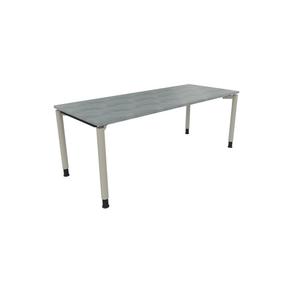 4003969082922 - Schreibtisch All in One 810042883 höhenverstellbar 68-82cm (H) rechteckig beton hell   silberaluminium 4003969082922 Soenneck