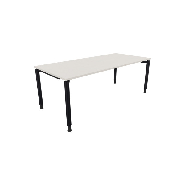 4003969084995 - Schreibtisch All in One 810043001 höhenverstellbar 68-82cm (H) rechteckig diamantweiß   anthrazitmetallic 4003969084995 Soenn