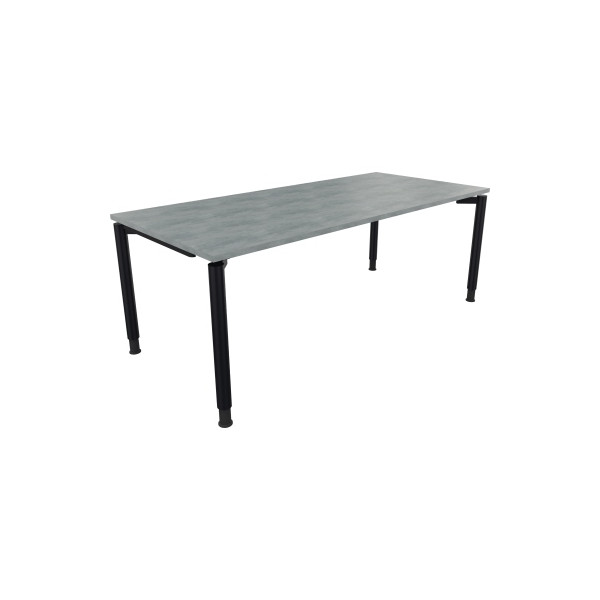 4003969085022 - Schreibtisch All in One 810043083 höhenverstellbar 68-82cm (H) rechteckig beton hell   anthrazitmetallic 4003969085022 Soenne