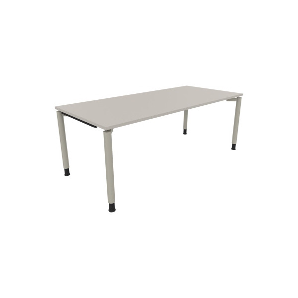 4003969084940 - Schreibtisch All in One 810043181 höhenverstellbar 68-82cm (H) rechteckig lichtgrau   silberaluminium 4003969084940 Soennecke