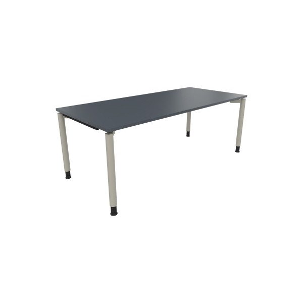 4003969085077 - Schreibtisch All in One 810043182 höhenverstellbar 68-82cm (H) rechteckig lavagrau   silberaluminium 4003969085077 Soennecken