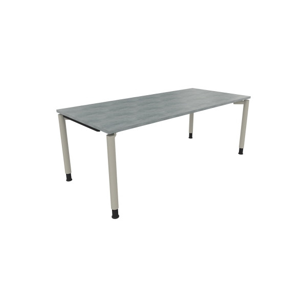 4003969085060 - Schreibtisch All in One 810043183 höhenverstellbar 68-82cm (H) rechteckig beton hell   silberaluminium 4003969085060 Soenneck