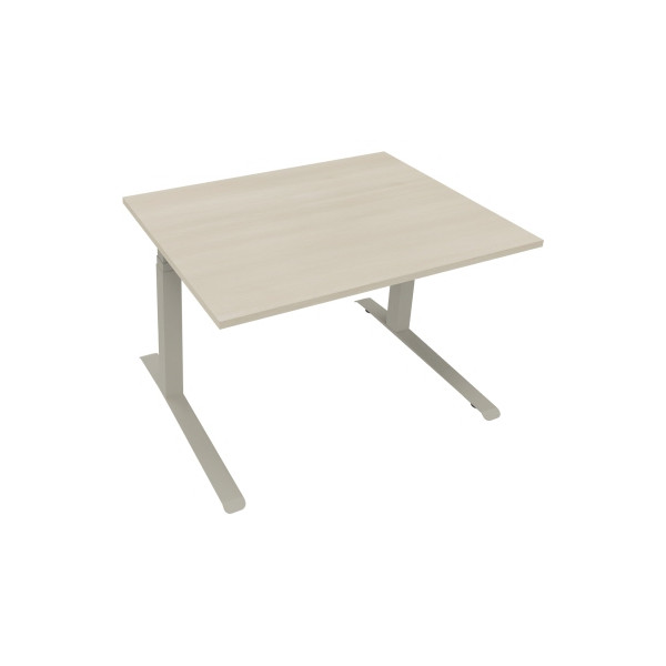 4003969083646 - Sitz-Steh-Schreibtisch All in One 810043772 elektrisch höhenverstellbar 645-1275cm (H) 120x90cm (BxT) rechteckig akazie he