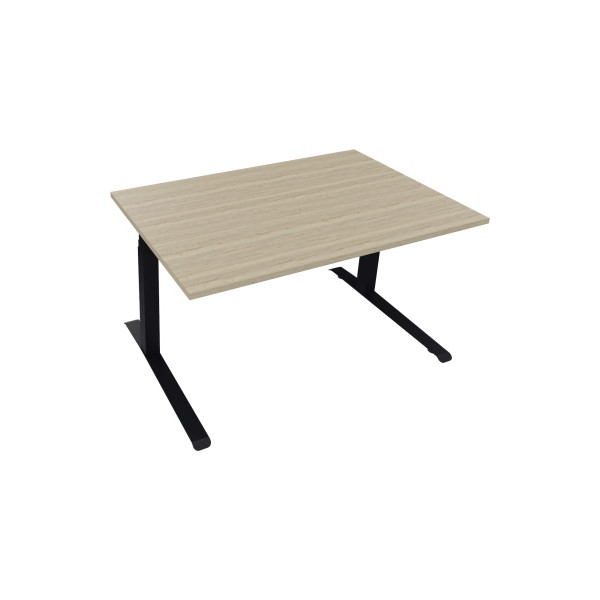 4003969085497 - Sitz-Steh-Schreibtisch All in One 810044271 elektrisch höhenverstellbar 645-1275cm (H) 140x90cm (BxT) rechteckig eiche nat