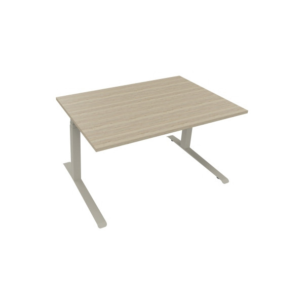 4003969083790 - Sitz-Steh-Schreibtisch All in One 810044371 elektrisch höhenverstellbar 645-1275cm (H) 140x90cm (BxT) rechteckig eiche nat