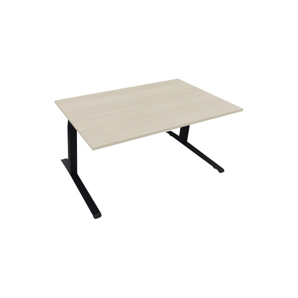 4003969085848 - Sitz-Steh-Schreibtisch All in One 810044572 elektrisch höhenverstellbar 645-1275cm (H) 160x90cm (BxT) rechteckig akazie he