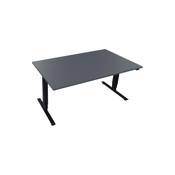 4003969084445 - Sitz-Steh-Schreibtisch Move 20 810046382 elektrisch höhenverstellbar 625-1285cm (H) rechteckig lavagrau   anthrazit metall
