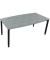 Besprechungstisch communication 810047283, höhenverstellbar 68-82cm (H), 180x80/90cm (BxT), Tonnenform, beton hell / anthrazit m