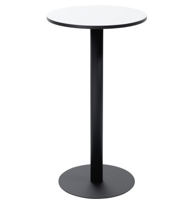 Stehtisch MEZZO TRMRH60.01.13 110cm (H), Ø 60cm (BxT), rund, weiß / schwarz