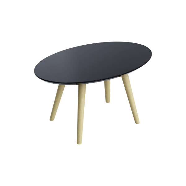 3660141226171 - Beistelltisch SCANDI oval 4-Fuß Gestell aus Massivholz B 650 x T 400 x H 350 mm schwarz Buche 3660141226171 - Beistelltisch SCANDI oval 4-Fuß Gestell aus Massivholz B 650 x T 400 x H 350 mm schwarz Buche