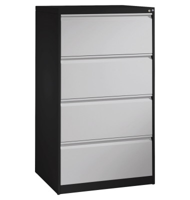 Hängeregistraturschrank Acurado 12934312S10019 A4 4Schübe sgr/lgr Hängeregistraturschrank Acurado 12934312S10019 A4 4Schübe sgr/lgr