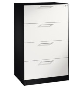 Hängeregistraturschrank Asisto 146223412S10124 A4 2bahnig sgr/rws