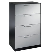 Hängeregistraturschrank Asisto 146223412S10051 A4 2bhg sgr/wsalu