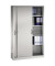 Schiebet&uuml;renschrank Acurado 204000S10175, abschlie&szlig;bar, 5 OH, wei&szlig;aluminium, 120x195x40cm (BxHxT)