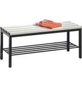 Umkleidebank 8050010S10007 Schuhrost 420x1000x353mm sgr/lgr