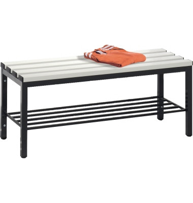 Umkleidebank 8050010S10007 Schuhrost 420x1000x353mm sgr/lgr