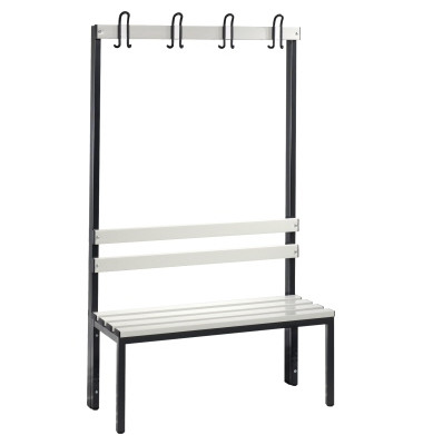Garderobenbank 8050100S10011 1650x1000x403mm sgr/lgr