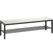 Umkleidebank 8051010S10064 Schuhrost 420x1500x353mm sgr/lgr