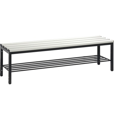 Umkleidebank 8051010S10064 Schuhrost 420x1500x353mm sgr/lgr