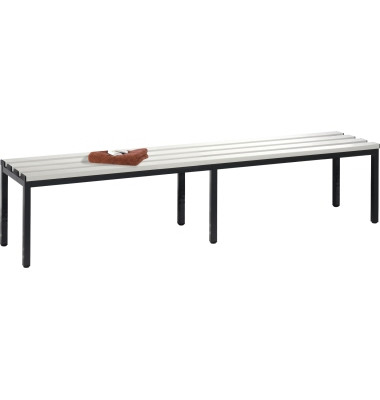 Umkleidebank 8052000S10006 420x1960x353mm sgr/lgr