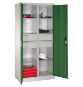 Werkzeugschrank 89213042S10037 6Bd. 4Sch. 1950x930x500mm lgr/rgn