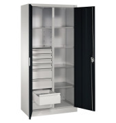 Werkzeugschrank 8921305S10140 6Bd. 8Sch. 1950x930x500mm lgr/sgr