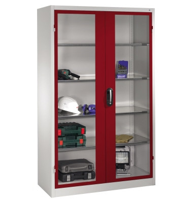 Werkzeugschrank 8931055S10075 Fenstert&uuml;r 1950x1200x500mm lgr/rrt