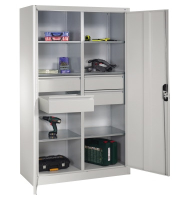 Werkzeugschrank 89313042S10035 6Bd. 4Sch. 1950x1200x500mm lgr/lgr