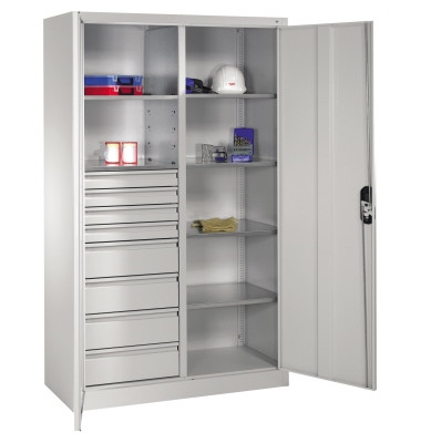 Werkzeugschrank 8931305S10051 6Bd. 6Sch. 1950x1200x500mm lgr/lgr