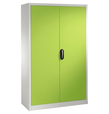 Stahlschrank Acurado 9460000S10356, abschlie&szlig;bar, 5 OH, gr&uuml;n/lichtgrau, 120x195x40cm (BxHxT)