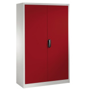 Stahlschrank Acurado 9480000S10287, abschlie&szlig;bar, 5 OH, rubinrot/lichtgrau, 120x195x50cm (BxHxT)