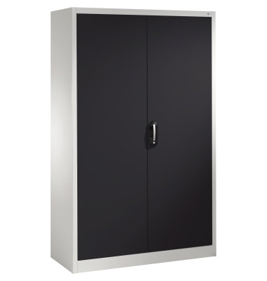 Stahlschrank Acurado 9480000S10344, abschlie&szlig;bar, 5 OH, schwarzgrau/lichtgrau, 120x195x50cm (BxHxT)