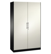 Stahlschrank Asisto 141001000S10175, abschlie&szlig;bar, 5 OH, schwarzgrau/verkehrswei&szlig;, 120x198x43,5cm (BxHxT)