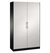 Stahlschrank Asisto 141001000S10185, abschlie&szlig;bar, 5 OH, schwarzgrau/lichtgrau, 120x198x43,5cm (BxHxT)