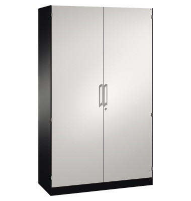 Stahlschrank Asisto 141001000S10185, abschlie&szlig;bar, 5 OH, schwarzgrau/lichtgrau, 120x198x43,5cm (BxHxT)