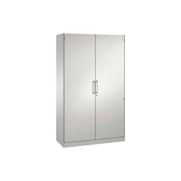 4025314231687 - Flügeltürenschrank Asisto 141001000S10009 abschließbar 5 OH lichtgrau 120x198x435cm (BxHxT) 4025314231687 CP-Möbel