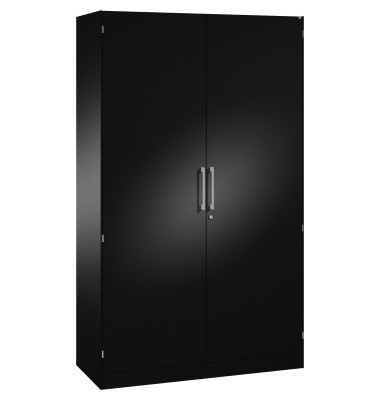 Stahlschrank Asisto 141001000S10031, abschlie&szlig;bar, 5 OH, schwarzgrau, 120x198x43,5cm (BxHxT)