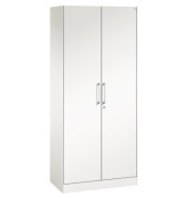 Stahlschrank Asisto 141003000S10046, abschlie&szlig;bar, 5 OH, verkehrswei&szlig;, 80x198x43,5cm (BxHxT)