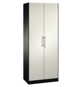 Stahlschrank Asisto 141003000S10099, abschlie&szlig;bar, 5 OH, schwarzgrau/verkehrswei&szlig;, 80x198x43,5cm (BxHxT)