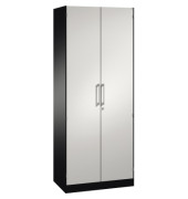 Stahlschrank Asisto 141003000S10184, abschlie&szlig;bar, 5 OH, schwarzgrau/lichtgrau, 80x198x43,5cm (BxHxT)