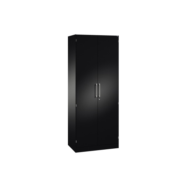 4050646009000 - Flügeltürenschrank Asisto 141003000S10030 abschließbar 5 OH schwarzgrau 80x198x435cm (BxHxT) 4050646009000 CP-Möbel