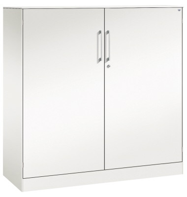 Stahlschrank Asisto 141031000S10080, abschlie&szlig;bar, 3 OH, verkehrswei&szlig;, 120x131x43,5cm (BxHxT)