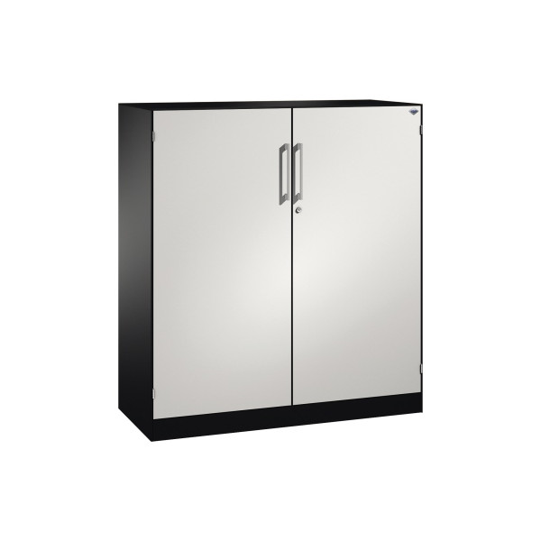 4060061311947 - Flügeltürenschrank Asisto 141031000S10093 abschließbar 3 OH schwarzgrau lichtgrau 120x131x435cm (BxHxT) 4060061311947 CP-Mö