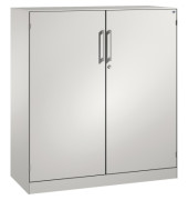 Stahlschrank Asisto 141031000S10091, abschlie&szlig;bar, 3 OH, lichtgrau, 120x131x43,5cm (BxHxT)